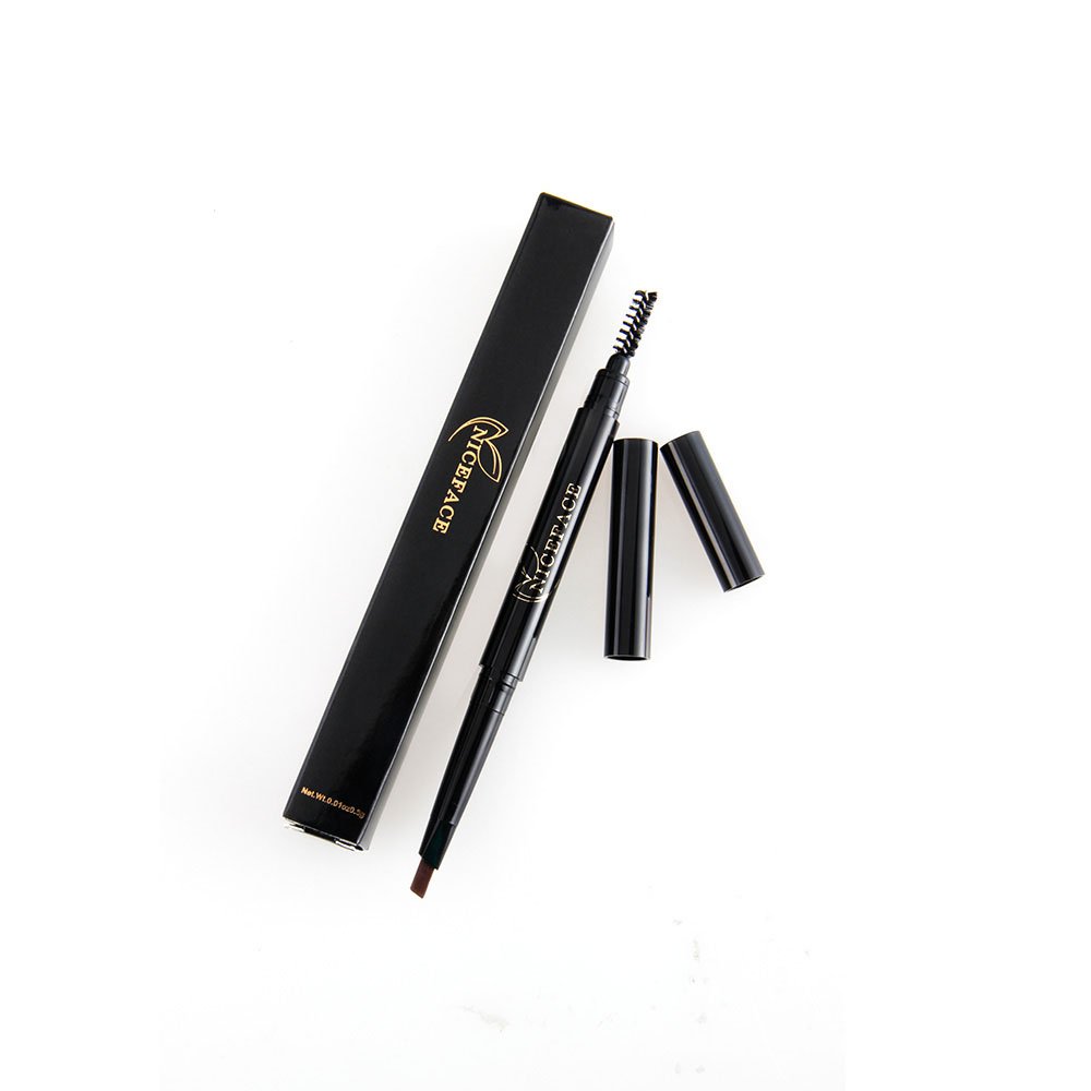 Eyebrow Pencil Gray Double Ended Precision Waterproof Brow Cruelty Free(Gray #5)