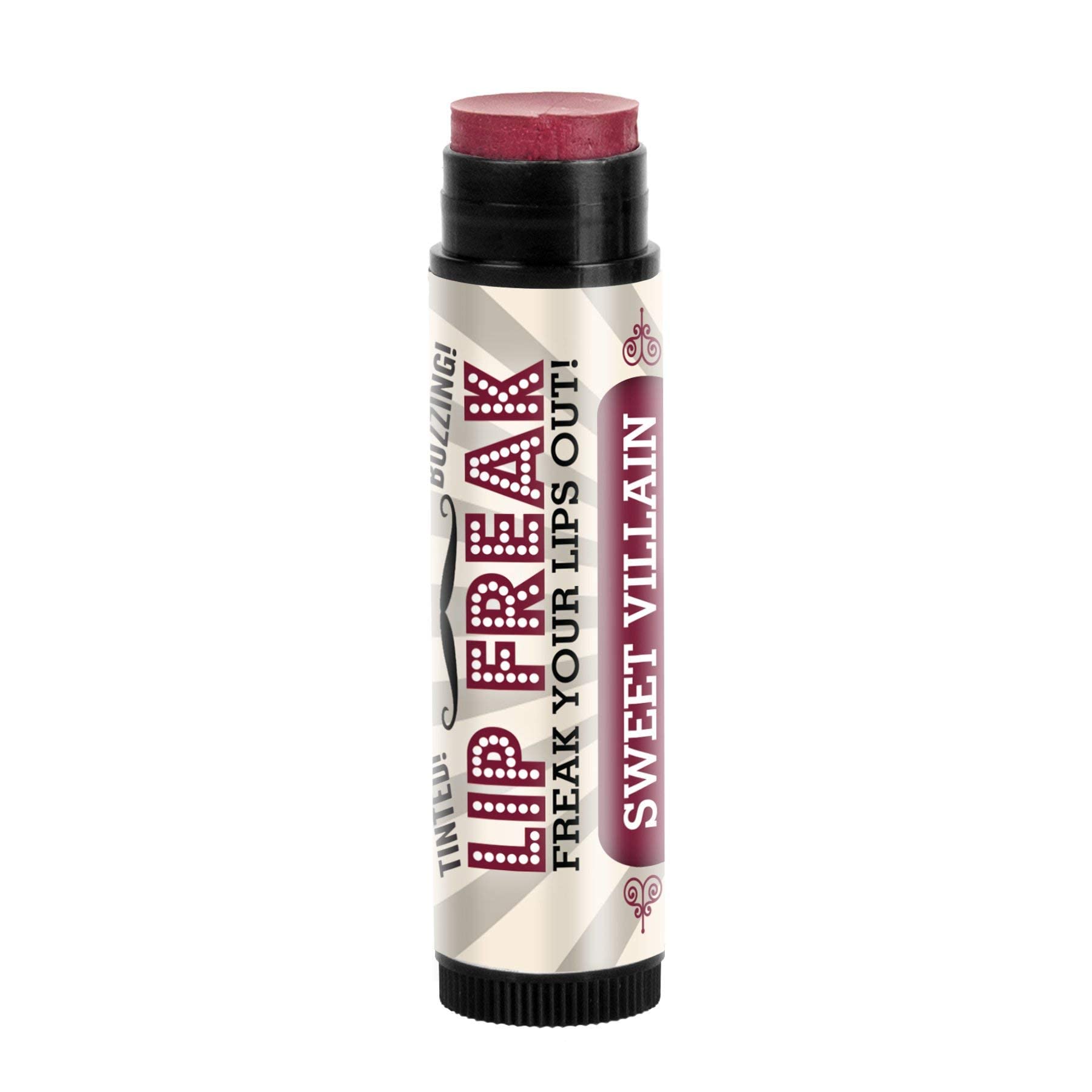 Doctor Lip Bang's BUZZING Lip Balm | Lip Freak| 100% All Natural | Cruelty Free | Tinted | Sweet Villain