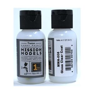 mission models gloss clear coat, miomma006