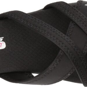 Skechers Cali Women's Flex Appeal 2.0-Start up Sport Sandal,black/black,8 M US