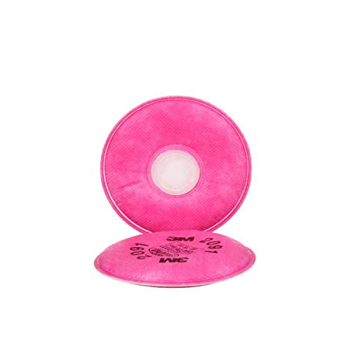 3M Particulate Filter 2091, P100, Pink