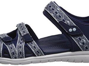 Ryka Women's SAVANNAH Sandal, medieval blue/soft blue, 7.5 M US