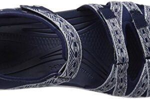 Ryka Women's SAVANNAH Sandal, medieval blue/soft blue, 7.5 M US