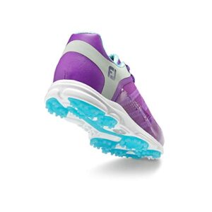 FootJoy Women's Sport SL-Previous Season Style Golf Shoes Purple 5 M Light Blue, US