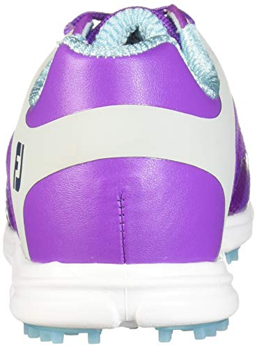 FootJoy Women's Sport SL-Previous Season Style Golf Shoes Purple 5 M Light Blue, US