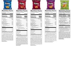 Doritos Flavored Tortilla Chips, Variety Pack, (Pack of 40)