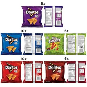 Doritos Flavored Tortilla Chips, Variety Pack, (Pack of 40)