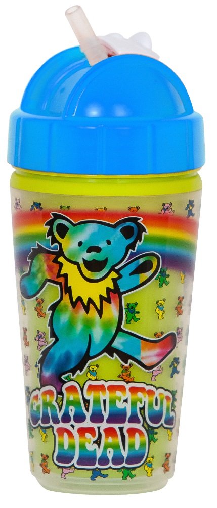 daphyls Grateful Dead Dancing Bear Straw Cup