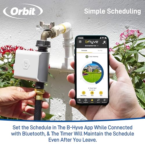 Orbit 21005 B-hyve Bluetooth Hose Faucet Timer, Gray