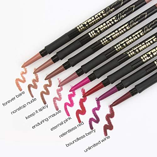 L.A. Girl Ultimate Intense Stay Auto Lipliner, Enduring Mauve, 0.01 oz.,Pink,GP344