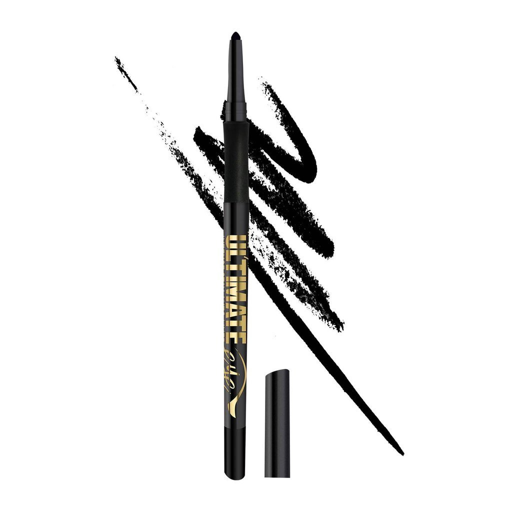 L.A. Girl Ultimate Intense Stay Auto Eyeliner, Ultimate Black, 0.01 oz., Pencil