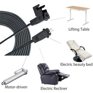 Extension Recliner Motor Cable 29V2A DC Calbe,XHHLUO 10 Feet Extension Motor Cable for Lift Chair or Power Recliner DC Output.