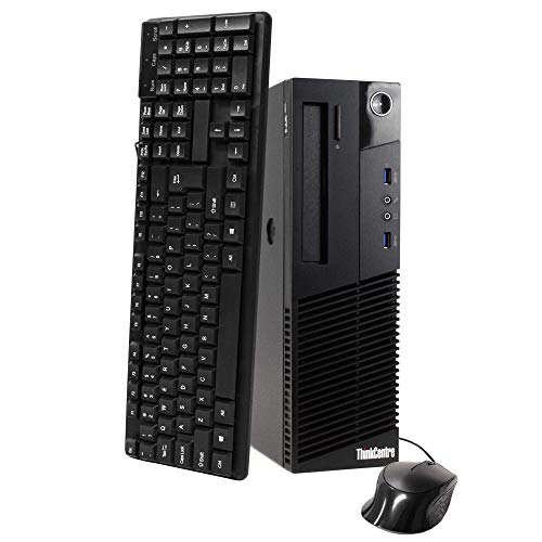 lenovo ThinkCentre M93p SFF Pro Business Desktop Computer, Intel Quad Core i5-4570 up to 3.6GHz, 8GB RAM, 128GB SSD, USB 3.0, VGA, Gigabit Ethernet, Windows 10 Professional (Renewed)