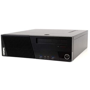 lenovo ThinkCentre M93p SFF Pro Business Desktop Computer, Intel Quad Core i5-4570 up to 3.6GHz, 8GB RAM, 128GB SSD, USB 3.0, VGA, Gigabit Ethernet, Windows 10 Professional (Renewed)