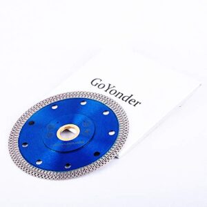 GoYonder 4.5 Inch Tile Blade, Super Thin Diamond Saw Blade for Cutting Porcelain Tiles, Granite Marble Ceramics (4.5")