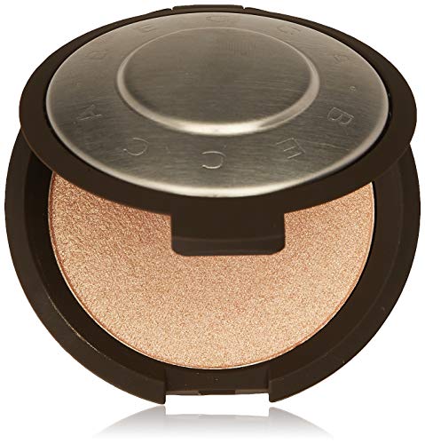 BECCA Shimmering Skin Perfector Pressed Highlighter, Champagne Pop for Women, Soft Gold with Peachy-Pink Pearl, 0.28 Oz