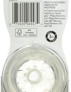 Philips Avent Natural Baby Bottle Nipple, First Flow Nipple, 2 Pack, Clear