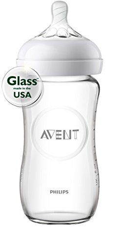 Philips Avent Natural Glass Bottle Baby Gift Set, SCD201/01