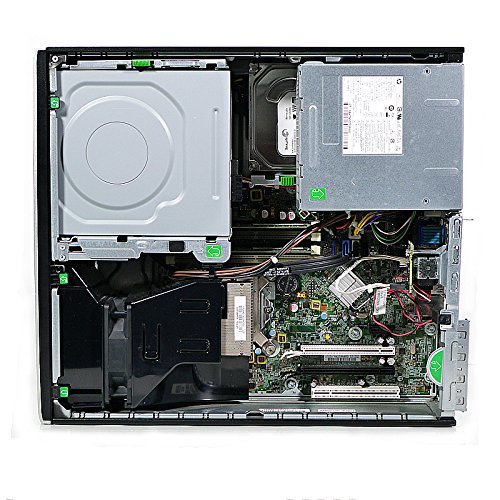 HP Elite Desktop Computer, Intel Core i5 3.1GHz, 8 GB RAM, 500 GB HDD, WiFi, Keyboard & Mouse, Dual 17in LCD Monitors Brands Vary (Upgrades Available) DVD-RW, Windows 10 (Renewed)