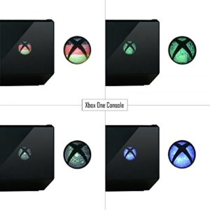 eXtremeRate 60 pcs Custom Home Button Power Switch Stickers Skin Cover for Xbox Series X & S, Xbox One and Xbox One X/S Console & Controller, for Xbox One Elite Controller and Xbox One Kinect