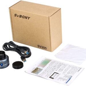 SVBONY SV205 Planetary Camera, 7.05MP USB3.0 Electronic Eyepiece, 1.25 Inches Telescope Camera, Suitable for Entry Level Astrophotography