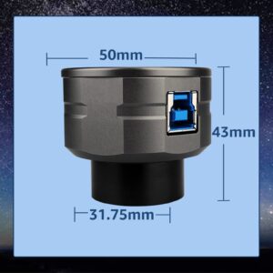 SVBONY SV205 Planetary Camera, 7.05MP USB3.0 Electronic Eyepiece, 1.25 Inches Telescope Camera, Suitable for Entry Level Astrophotography