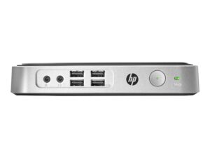 hp 2fu10at#aba t310 g2 zero client slimline desktop, 512mb ram, 32gb flash storage, black/silver