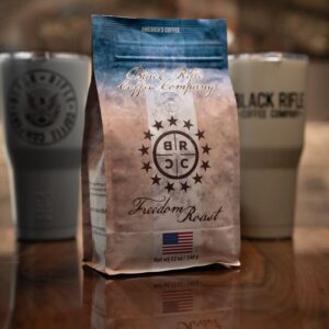 Black Rifle Coffee Company Freedom Roast, Medium Roast Ground Coffee, 12 OZ Bag