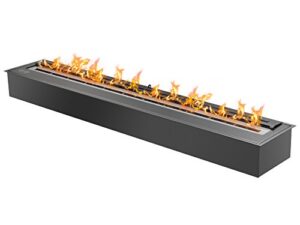 bio ethanol ventless fireplace burner insert - eb4800 black | ignis
