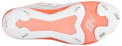 New Balance Women's Fresh Foam Velo V1 Metal Softball Shoe, Orange/White, 5.5 M US