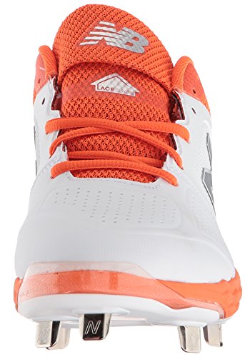 New Balance Women's Fresh Foam Velo V1 Metal Softball Shoe, Orange/White, 5.5 M US