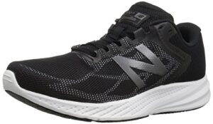 new balance women's 490 v6 running shoe, black/grey, 9 d us