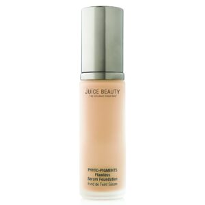 juice beauty phyto-pigments flawless serum foundation - sand | skin-perfecting + age-defying serum in one | plant-derived phyto-pigments -1 fl oz