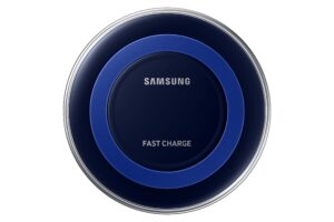 samsung qi certified fast charge wireless charger pad (special edition) - us version - black/blue