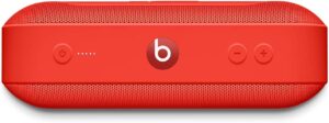 beats pill+ plus portable wireless/bluetooth speaker in red (comes with charging cable)