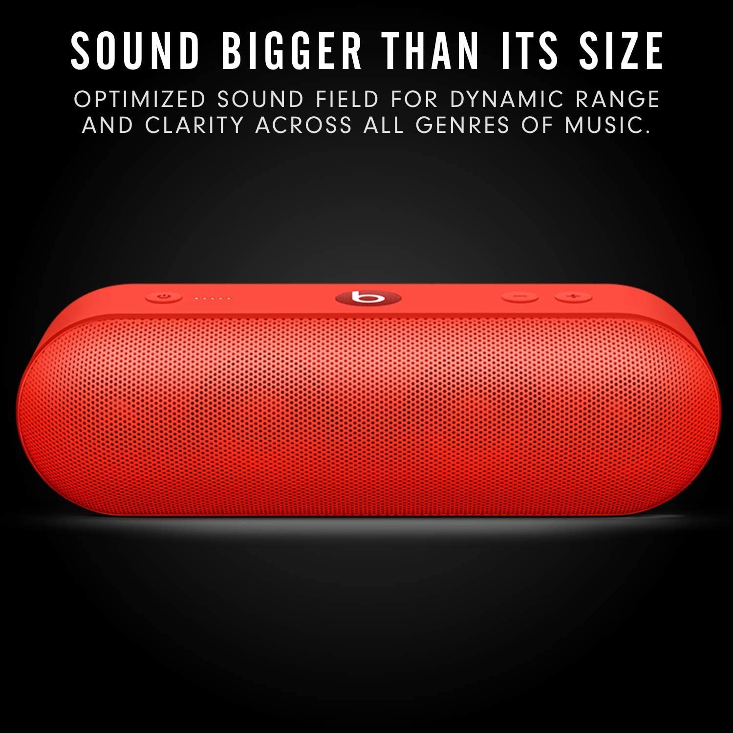 Beats Pill+ Plus Portable Wireless/Bluetooth Speaker in Red (Comes with Charging Cable)