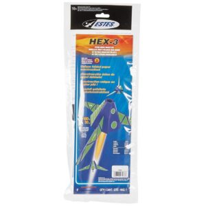 estes 7263 flying model rocket kit hex-3