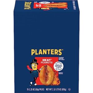 planters heat peanuts (2.25oz bags, pack of 15)