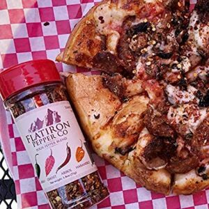 Flatiron Pepper Co - Four Pepper Blend. Premium Red Chile Flakes. Habanero - Jalapeno - Arbol - Ghost Pepper