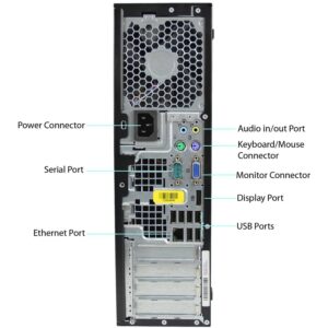 HP 8300 Elite Small Form Factor Desktop Computer (Intel Core i5-3470 3.2GHz Quad-Core, 8GB RAM, 500GB SATA, Windows 10 Pro 64-Bit) (Renewed)