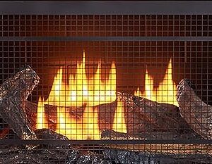 Duluth Forge Dual Fuel Ventless Gas Fireplace System with Mantle, Remote Control, 5 Fire Logs, Use with Natural Gas or Liquid Propane, 26000 BTU, Heats up to 1350 Sq. Ft., Apple Spice