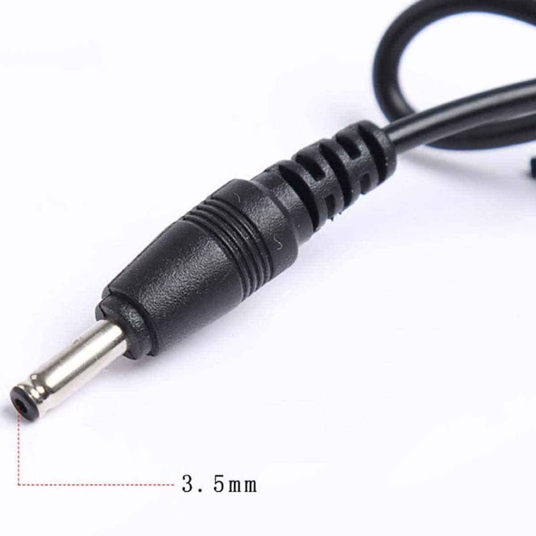 Pocketman 3.7-4.2V Li-ion AC Charger Cable Cord Car Charger Adapter for Rechargeable Flashlight Headlamp Headlight Torch