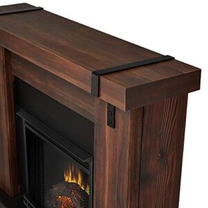 Aspen 49" Electric Fireplace in Chestnut Barnwood by Real Flame