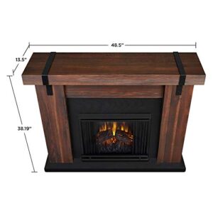 Aspen 49" Electric Fireplace in Chestnut Barnwood by Real Flame