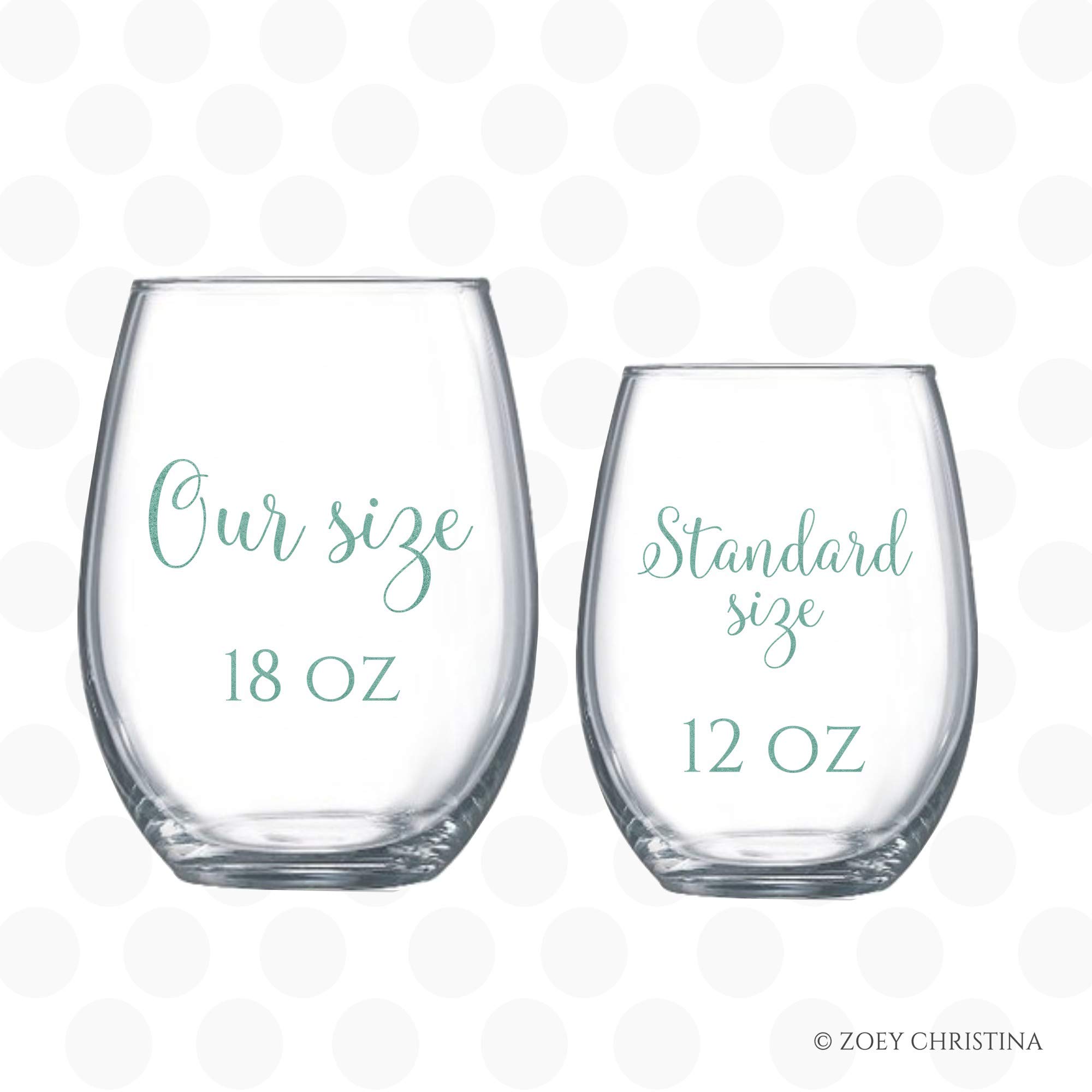 Zoey Christina Funny Wiener Lady Dog Gifts for Women Wine Glass for Her Dachshund Gifts 0052