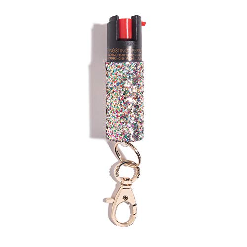 super-cute pepper spray Keychain - Fashionable & Powerful, Our 10% OC, No Gel Sprays Long Range and is Specifically Designed for Women, Safe, Accessible, Easy to Use - Multi Color