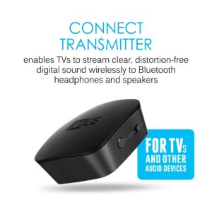 MEE audio Connect T1N1 Bluetooth wireless headphone system for TV - includes Connect Bluetooth audio transmitter and N1 wireless neckband in-ear headphones