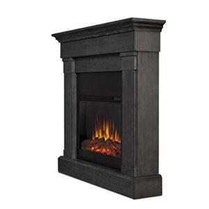 Real Flame Crawford Electric Fireplace in Gray