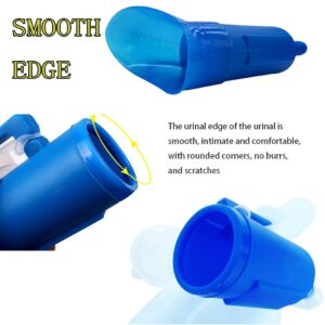 STKYGOOD Urinals for Men Women, Portable Urinal for Men, 2000ML Pee Bottles for Men, Portable Urinals and Female Urinals, Female Urinal, Travel Toilet Urinal Collector, Blue