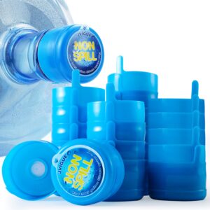 3 & 5 gallon water jug cap replacement non spill bottle caps anti splash peel pack of 20